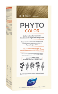 Phyto Phytocolor 9.3 Bardzo Jasny Złoty Blond краска для волос, 1 шт.
