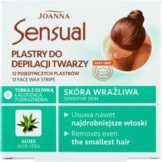 Joanna Sensual пластыри для депиляции, 12 шт.