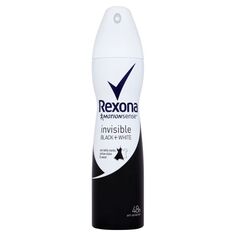 Rexona MotionSense Invisible Black+White антиперспирант для женщин, 150 ml