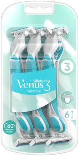 Gillette Venus 3 Sensitive женская бритва, 6 шт.