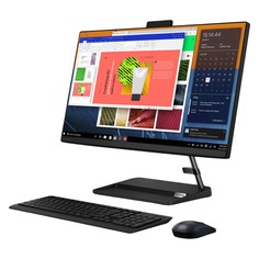 Моноблок Lenovo IdeaCentre AIO 3 24ITL6, 23.8″, 8Гб/1Тб, i7-1165G7, Nvidia MX450, черный, английская/арабская клавиатура