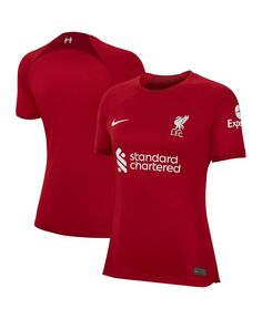 Женская красная футболка «ливерпуль» 2022/23, домашняя копия, пустая майка Nike, красный
