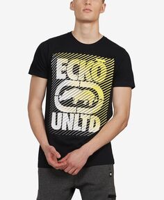 Мужская футболка с рисунком balance transfer Ecko Unltd, черный