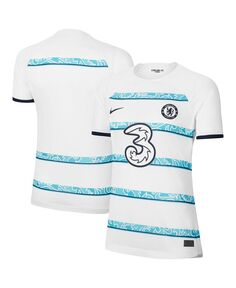 Женская белая футболка chelsea 2022/23 away breathe stadium blank, копия джерси Nike, белый