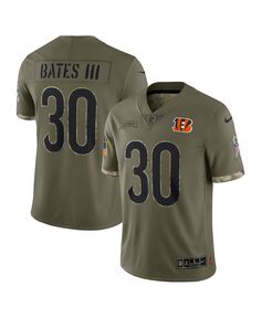 Мужская футболка jessie bates iii olive cincinnati bengals 2022 salute to service limited jersey Nike