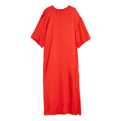 Платье из шелка H&amp;M Maxi, красный H&M