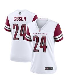 Женская футболка antonio gibson white washington commanders game jersey Nike, белый