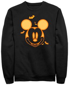 Мужской флисовый пуловер mickey classic mickey pumpkin crew Fifth Sun, черный