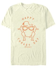 Мужская футболка с короткими рукавами с надписью friends turkey day icon Fifth Sun