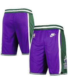 Мужские фиолетовые шорты milwaukee bucks 2022/23 classic edition swingman performance Nike, фиолетовый