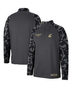 Мужская темно-серая куртка washington state cougars oht в стиле милитари appreciation long range raglan с молнией на четверть Colosseum, мульти