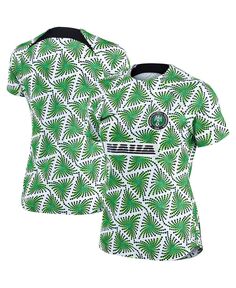 Женская зеленая сборная нигерии 2022 предматчевый топ Nike, зеленый
