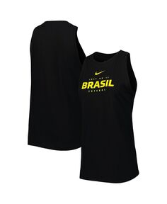 Женская черная майка сборной бразилии lockup tomboy performance Nike, черный