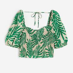 Блузка H&amp;M, зеленый H&M