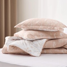 Комплект двуспального постельного белья Bedsure King, 3 предмета, розовый