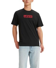 Мужская футболка relaxed fit с круглым вырезом и логотипом box tab logo Levi&apos;s, мульти Levis