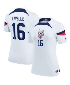 Женское джерси rose lavelle white uswnt 2022/23 home breathe stadium replica player jersey Nike, белый