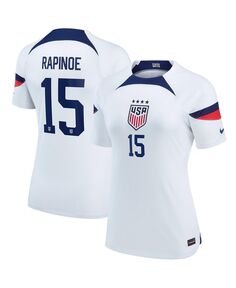 Женская футболка megan rapinoe white uswnt 2022/23 home breathe stadium replica player jersey Nike, белый