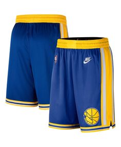 Мужские синие спортивные шорты golden state warriors 2022/23 classic edition swingman Nike, синий