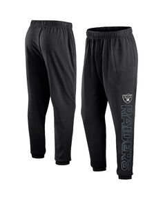 Мужские фирменные черные спортивные штаны las vegas raiders wordmark logo Fanatics, черный