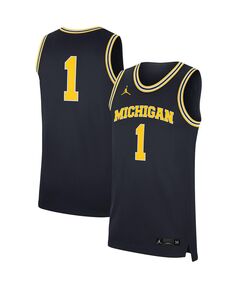 Майка Men&apos;s Brand #1 Michigan Wolverines Jordan, темно-синий