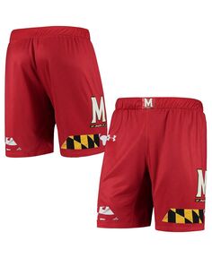 Мужские красные баскетбольные шорты maryland terrapins replica Under Armour, красный