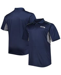 Рубашка поло мужского темно-синего цвета seattle seahawks big and tall team color Profile, синий