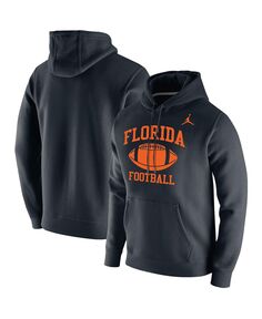 Мужская фирменная черная флисовая толстовка с капюшоном из флиса florida gators retro football club Jordan, черный