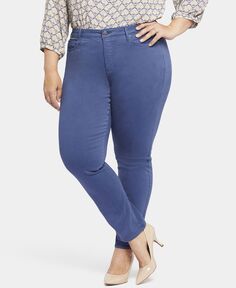 Узкие джинсы sheri больших размеров NYDJ, мульти