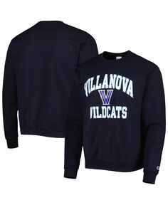 Мужская темно-синяя толстовка с пуловером villanova wildcats high motor Champion, синий