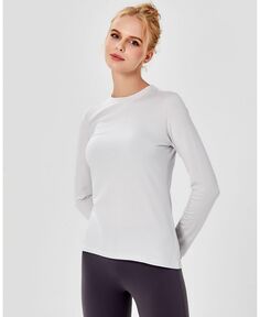 Женская футболка с длинным рукавом pima going Rebody Active, мульти