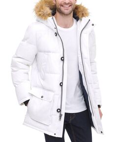 Мужское тяжелое длинное пальто для снорклинга Tommy Hilfiger, белый
