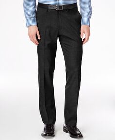 Мужские облегающие классические брюки стрейч, созданные для macy&apos;s Kenneth Cole Reaction, черный
