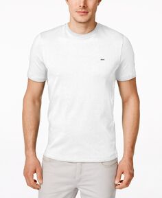 Мужская базовая футболка с круглым вырезом Michael Kors, белый