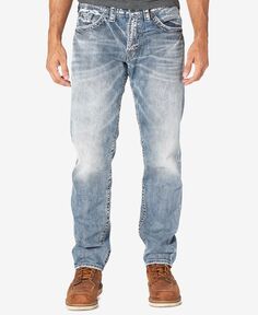 Мужские зауженные джинсы свободного покроя eddie Silver Jeans Co.