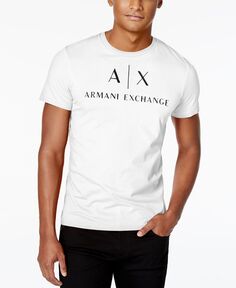 Мужская футболка с графическим принтом и логотипом A|X Armani Exchange, мульти