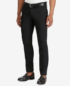 Мужские брюки чинос прямого кроя из эластичной ткани Polo Ralph Lauren, черный