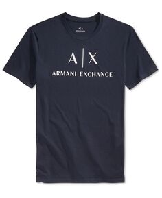 Мужская футболка с графическим принтом и логотипом A|X Armani Exchange, мульти