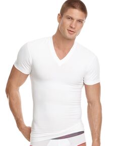 Мужская корректирующая футболка с v-образным вырезом 2(x)ist, белый 2xist