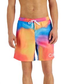 Мужские плавки volley 7 дюймов с логотипом, созданные для macy&apos;s Calvin Klein