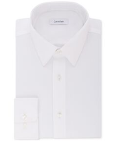 Мужская рубашка calvin klein steel classic/regular non-iron stretch performance Calvin Klein, белый