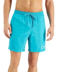 Мужские плавки volley 7 дюймов с логотипом, созданные для macy&apos;s Calvin Klein, мульти
