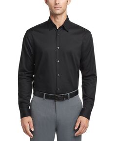 Мужская рубашка calvin klein steel classic/regular non-iron stretch performance Calvin Klein, черный