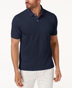 Мужская эластичная футболка-поло классического кроя, созданная для macy&apos;s Club Room, темно-синий
