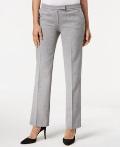 Современные классические брюки tab-waist, обычные и миниатюрные размеры Kasper, мульти