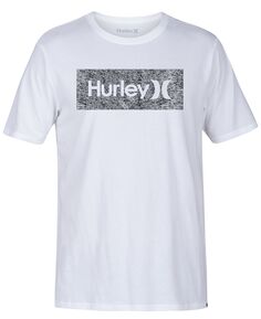 Мужская футболка с логотипом one and only box Hurley, белый