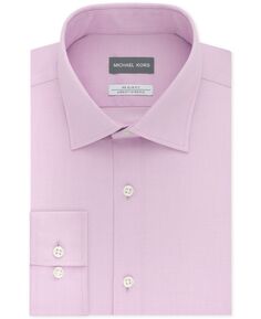 Мужская классическая рубашка slim fit airsoft performance non-iron Michael Kors, розовый