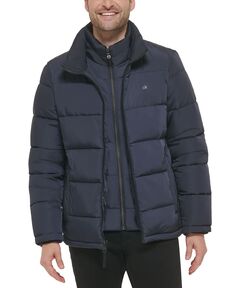 Мужской пуховик с нагрудником, созданный для macy&apos;s Calvin Klein, мульти