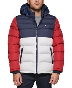 Мужская стеганая куртка-пуховик, созданная для macy&apos;s Tommy Hilfiger, мульти