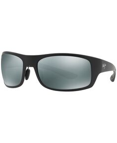 Поляризованные солнцезащитные очки, 440 big wave 67 Maui Jim, мульти